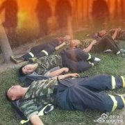 华北重型致敬消防官兵